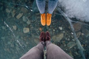 slip and fall accident standing on ice
