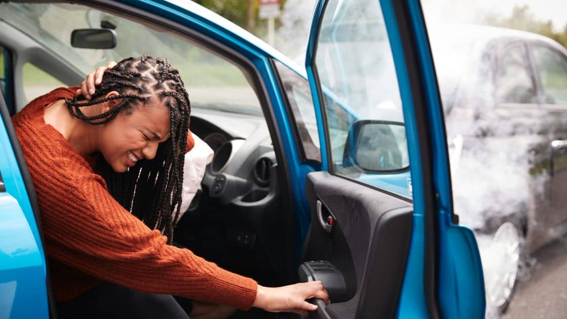 Minor injury guidelines: A person suffers a minor injury during a car accident.